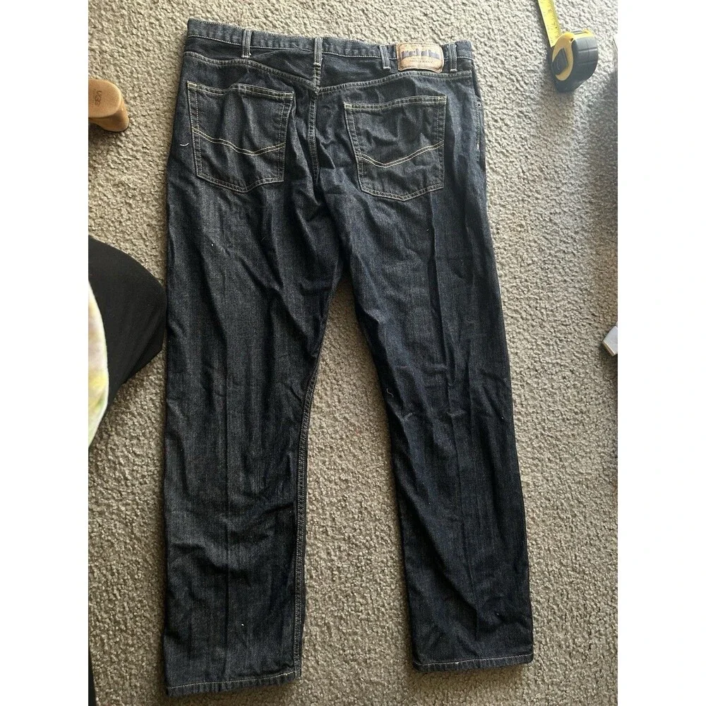 Tommy Hilfiger Straight Fit jeans Denim Sz 38x32 Blue Jean - Picture 7 of 9